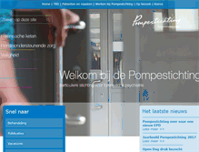 Tablet Screenshot of pompestichting.nl